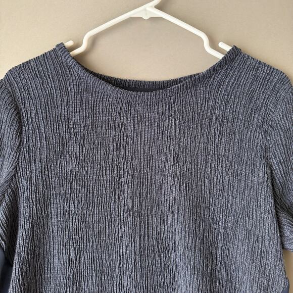 Simply Vera Vera Wang Top Size S Blue Short Sleeve blouse‎ - Picture 2 of 8